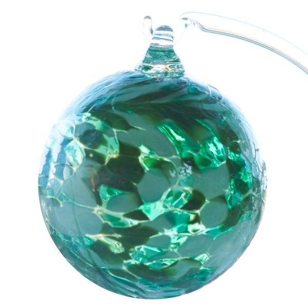 Boule de Noël Verte mouchetée 8 cm - Vins Rouges Harmonieux pour Chaque Occasion