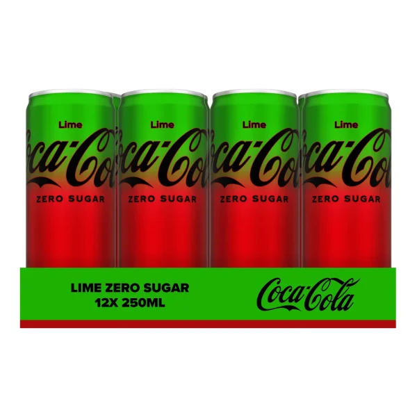 Coca Cola Zero Sugar Lime blik (12x 250 ml) - Vins Rouges Harmonieux pour Chaque Occasion