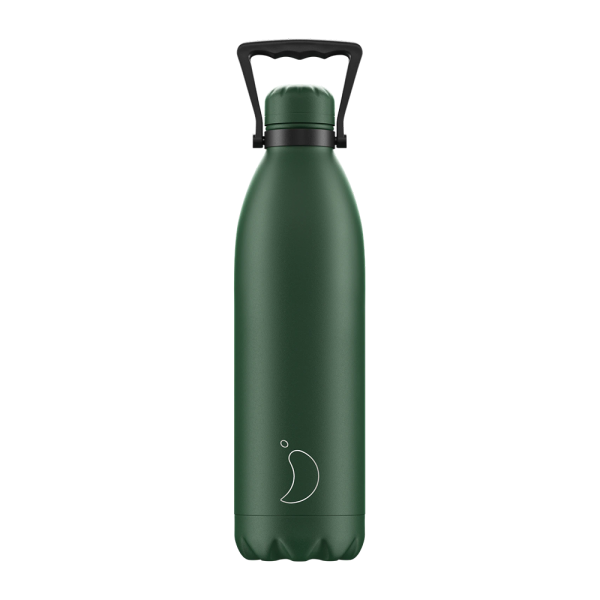 Chilly’s bouteille isotherme Matte green 1800ml - Vins Rouges Harmonieux pour Chaque Occasion