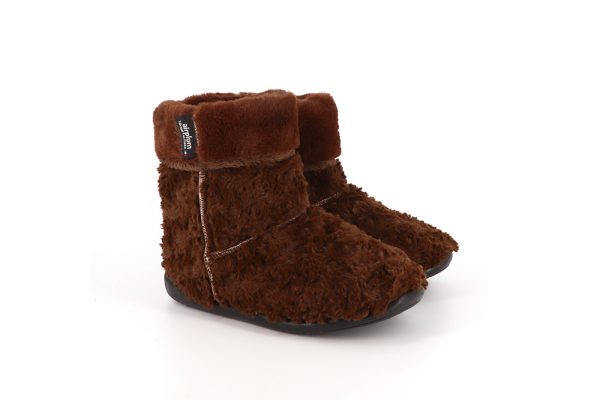 Chausson botte Femme RINNIE marron - Vins Rouges Harmonieux pour Chaque Occasion
