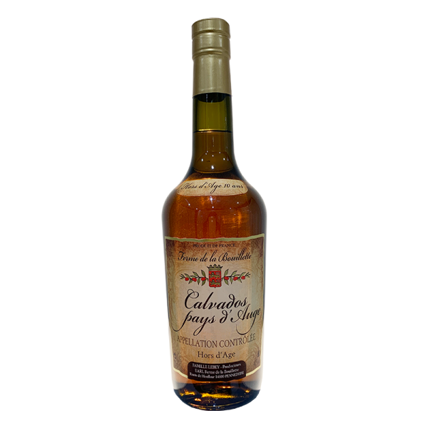 Calvados Pays d’auge Hors d’age 10 ans, 40%, 70cl - Vins Rouges Harmonieux pour Chaque Occasion