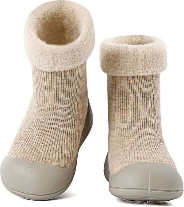 Chaussons montessori antidérapants bébé hiver premières chaussures - Vins Rouges Harmonieux pour Chaque Occasion