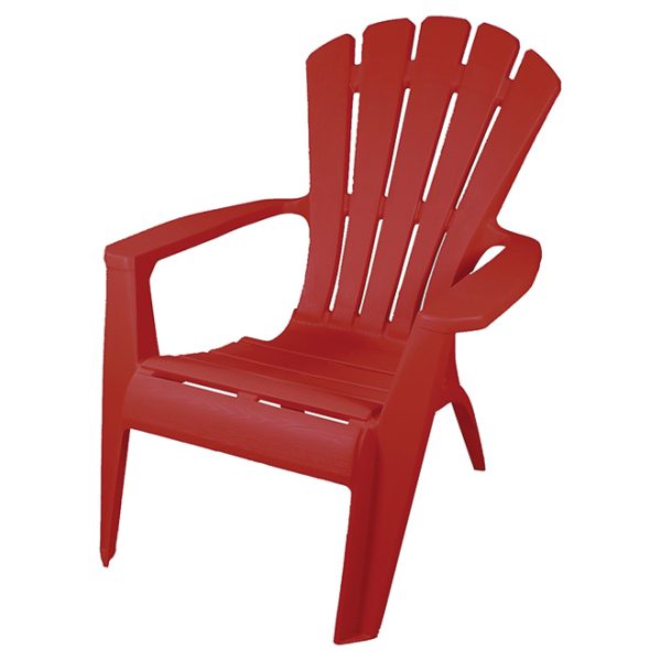 Chaise adirondack rouge en résine - Vins Rouges Harmonieux pour Chaque Occasion
