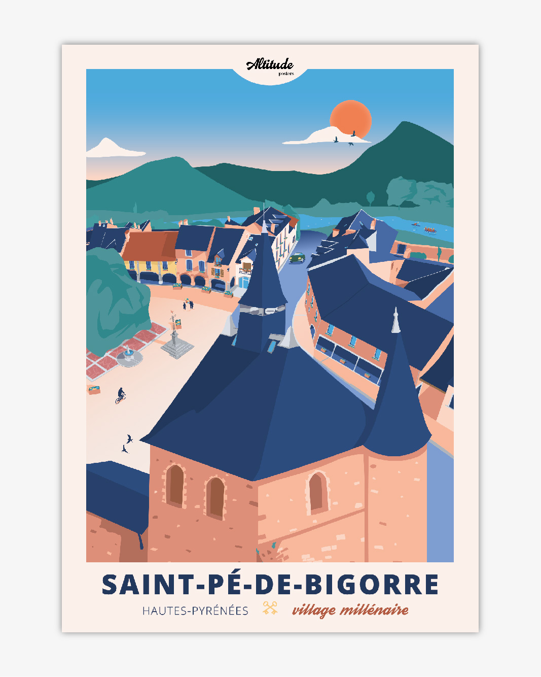 Carte postale Saint-Pé-de-Bigorre - Vins Rouges Harmonieux pour Chaque Occasion Carte postale Saint-Pé-de-Bigorre - Vins Rouges Harmonieux pour Chaque Occasion
