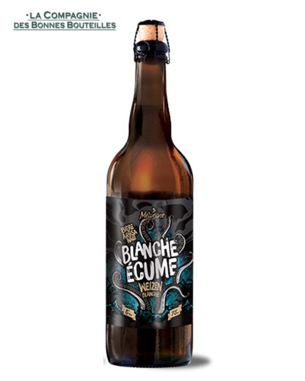 Bière Mélusine blanche écumes VP 75cl - Vins Rouges Harmonieux pour Chaque Occasion