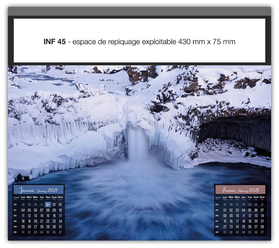 Calendrier publicitaire 2026 mural 2 mois par page : Cascades & torrents - Vins Rouges Harmonieux pour Chaque Occasion Calendrier publicitaire 2026 mural 2 mois par page : Cascades & torrents - Vins Rouges Harmonieux pour Chaque Occasion