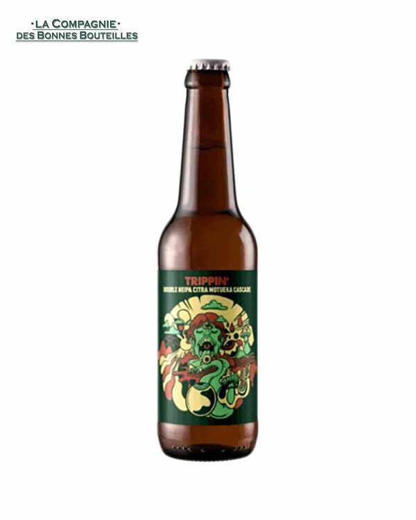 Bière Hoppy Road - trippin double NEIPA - Citra Motueka Cascade - VP 33cl - Vins Rouges Harmonieux pour Chaque Occasion