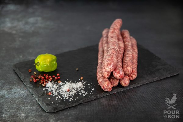 Chipolatas de veau BIO (race limousine)- 500 g - Vins Rouges Harmonieux pour Chaque Occasion
