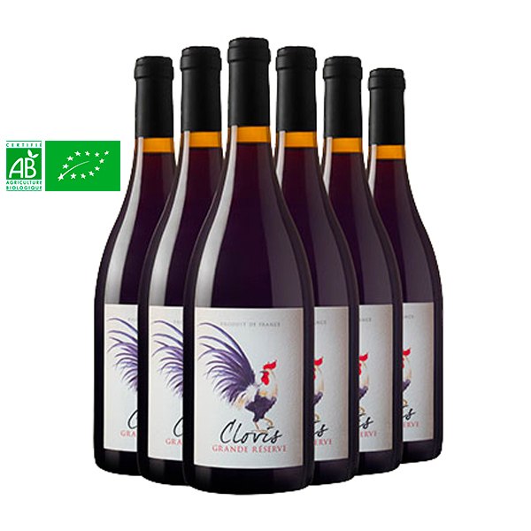Clovis rouge BioDes notes de garriguePack de 6 bouteilles - Vins Rouges Harmonieux pour Chaque Occasion Clovis rouge BioDes notes de garriguePack de 6 bouteilles - Vins Rouges Harmonieux pour Chaque Occasion
