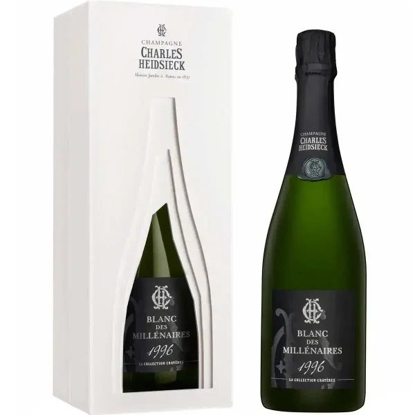 Charles Heidsieck Blanc des Millénaires 1996 Bouteille avec coffret - Vins Rouges Harmonieux pour Chaque Occasion