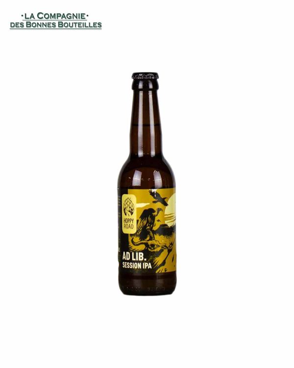 Bière Hoppy Road - ad lib session IPA - VP 33cl - Vins Rouges Harmonieux pour Chaque Occasion