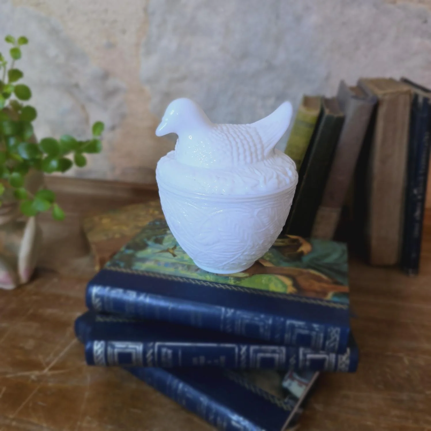 Boîte en opaline blanche – Oiseau sur son nid – Avon - Vins Rouges Harmonieux pour Chaque Occasion Boîte en opaline blanche – Oiseau sur son nid – Avon - Vins Rouges Harmonieux pour Chaque Occasion
