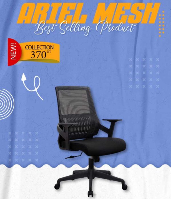 Chaise de Bureau Ariel Mesh - Vins Rouges Harmonieux pour Chaque Occasion