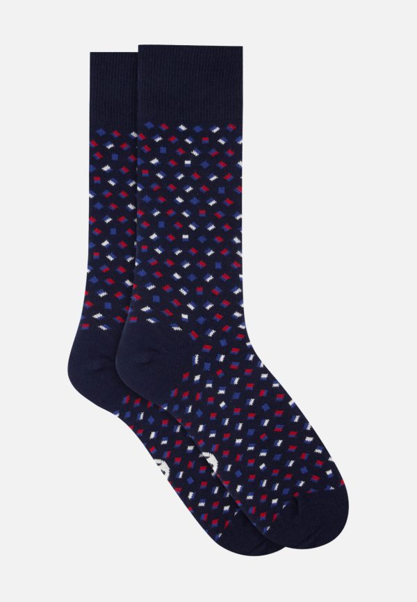 Chaussettes mi-hautes mixtes en coton - Vins Rouges Harmonieux pour Chaque Occasion