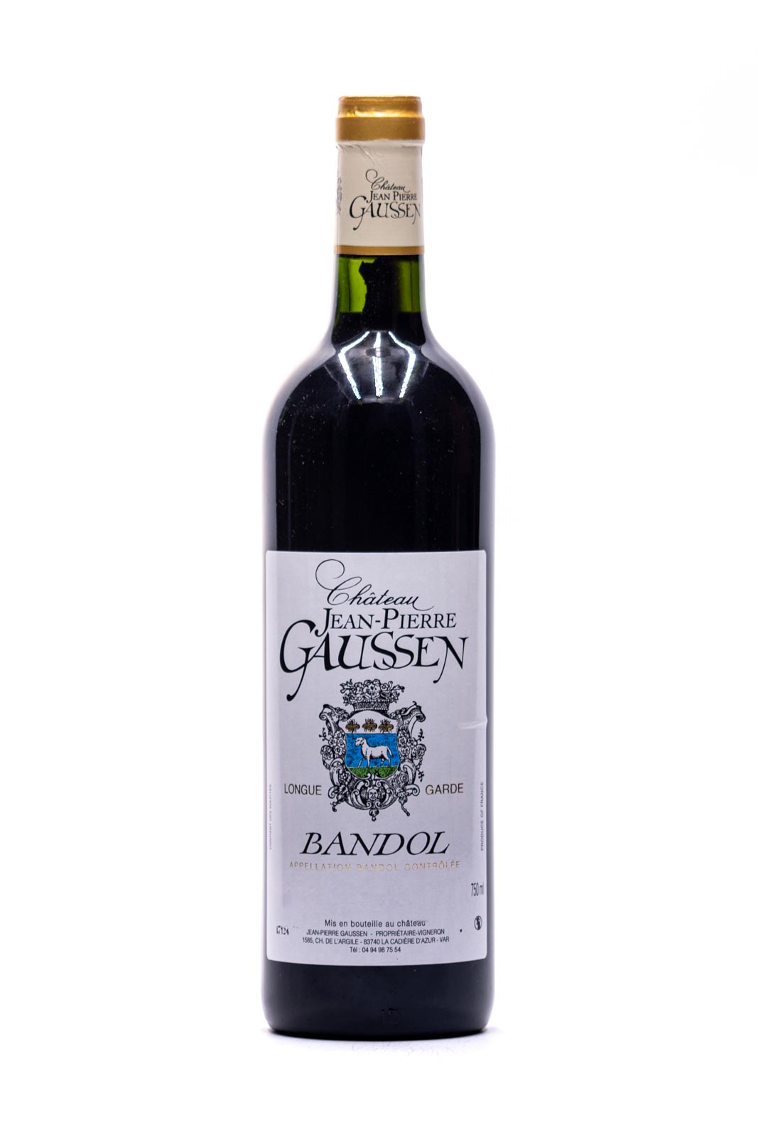 Château Jean-Pierre Gaussen Rouge Bandol Longue Garde 2004 - Vins Rouges Harmonieux pour Chaque Occasion Château Jean-Pierre Gaussen Rouge Bandol Longue Garde 2004 - Vins Rouges Harmonieux pour Chaque Occasion