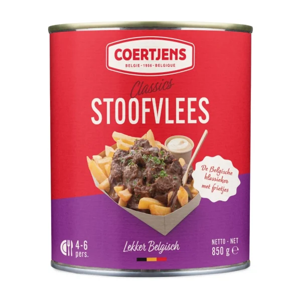 Coertjens stoofvlees (850 gram) - Vins Rouges Harmonieux pour Chaque Occasion