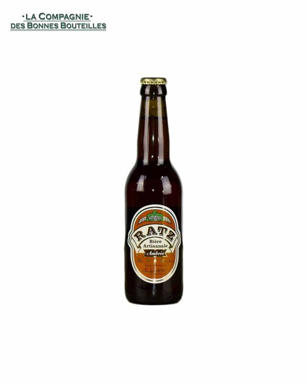 Bière Brasserie Ratz ambrée VP 33cl - Vins Rouges Harmonieux pour Chaque Occasion