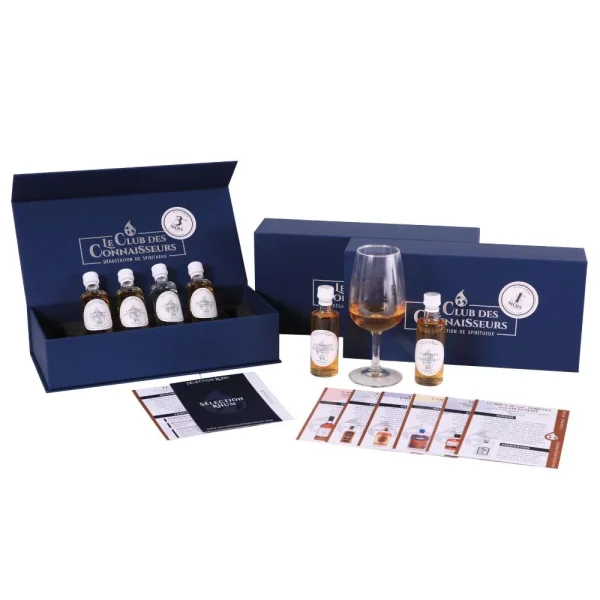 Box Dégustation Abonnement 6 Rhums 3 mois - Vins Rouges Harmonieux pour Chaque Occasion