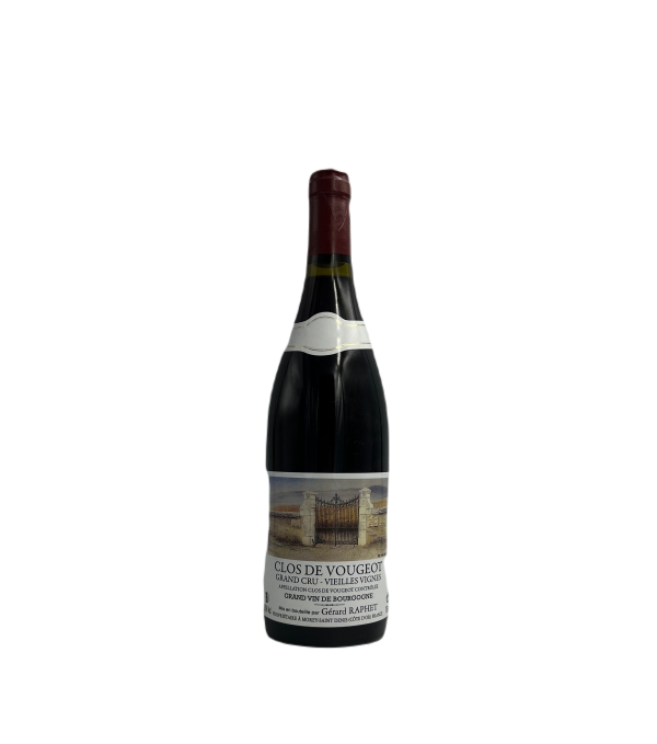Clos Vougeot Grand Cru Vieilles Vignes Rouge 2008 – Domaine Gerard Raphet (Bourgogne) - Vins Rouges Harmonieux pour Chaque Occasion