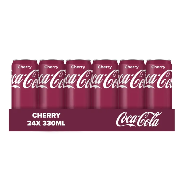 Coca-Cola Cherry Blik (24x 33cl) - Vins Rouges Harmonieux pour Chaque Occasion