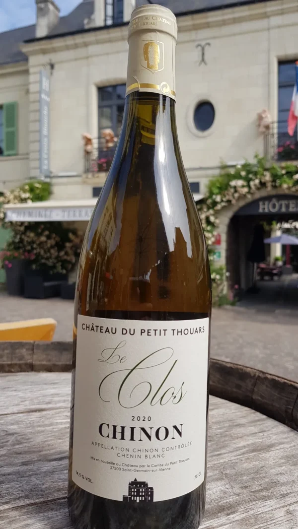 Chinon Blanc – Le Clos 2020 – Chateau du Petit Thouars - Vins Rouges Harmonieux pour Chaque Occasion