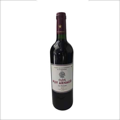 CLOS PUY ARNAUD LES ORMEAUX COTE DE BORDEAUX 2016 75 CL 13,5° - Vins Rouges Harmonieux pour Chaque Occasion CLOS PUY ARNAUD LES ORMEAUX COTE DE BORDEAUX 2016 75 CL 13,5° - Vins Rouges Harmonieux pour Chaque Occasion