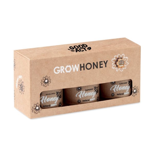 Coffret 3 pots de miel - Vins Rouges Harmonieux pour Chaque Occasion