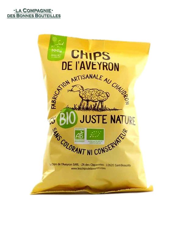 Chips de l'Aveyron - Nature Bio - 100g - Vins Rouges Harmonieux pour Chaque Occasion