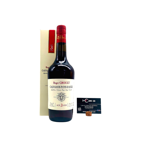 Calvados – Réserve 3 ans – Roger Groult - Vins Rouges Harmonieux pour Chaque Occasion