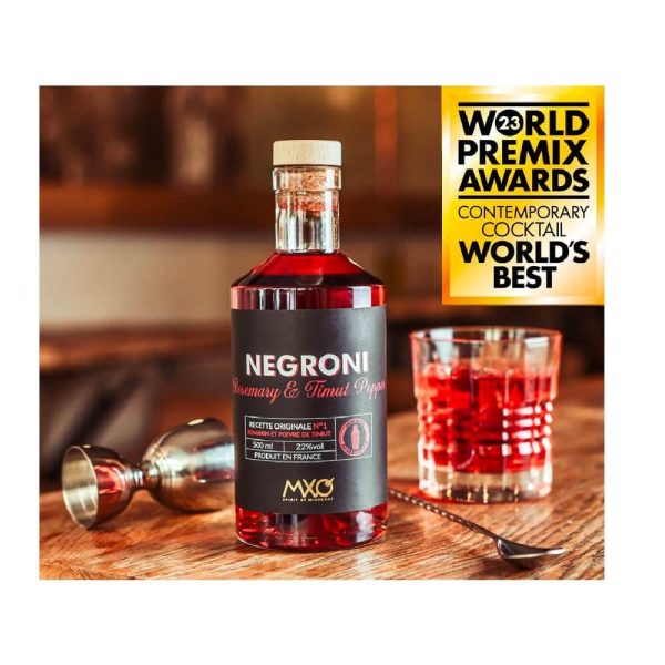 Cocktail Negroni Gin 50cl - Vins Rouges Harmonieux pour Chaque Occasion