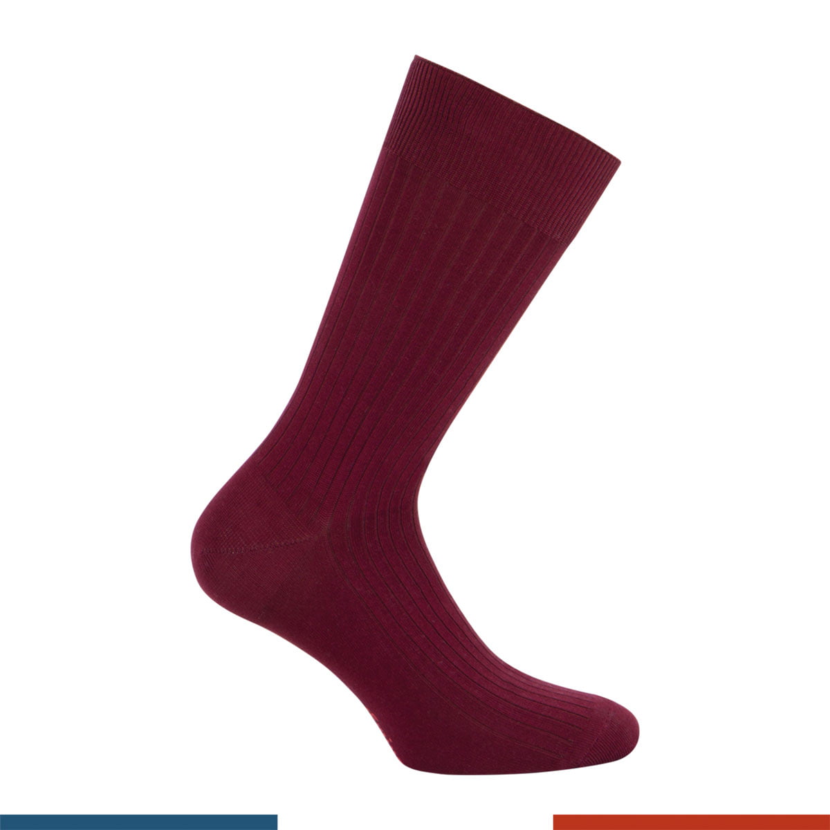 Chaussettes mi-hautes Fil d’Ecosse homme - Vins Rouges Harmonieux pour Chaque Occasion Chaussettes mi-hautes Fil d’Ecosse homme - Vins Rouges Harmonieux pour Chaque Occasion