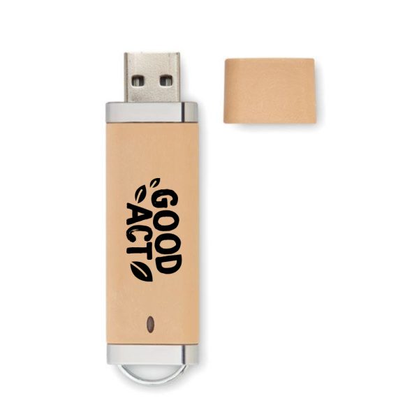 Clé USB personnalisée en paille de blé – 16 Go - Vins Rouges Harmonieux pour Chaque Occasion