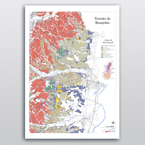Carte des sols « Autour du Mont Brouilly » - Vins Rouges Harmonieux pour Chaque Occasion Carte des sols « Autour du Mont Brouilly » - Vins Rouges Harmonieux pour Chaque Occasion