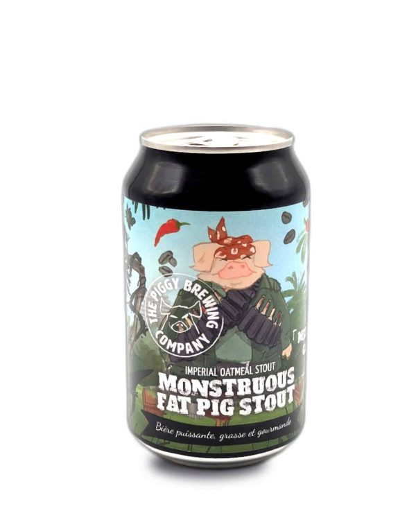 Bière Piggy brewing - Monstruous mexican cake 33 cl CAN - Vins Rouges Harmonieux pour Chaque Occasion
