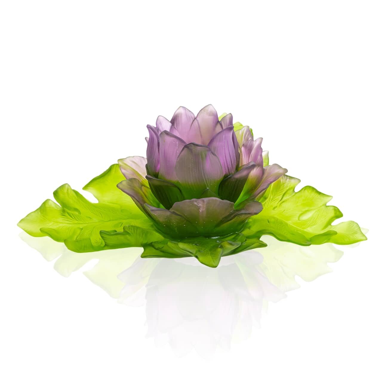 Centre de Table Duo Jardin de Lotus Daum - Vins Rouges Harmonieux pour Chaque Occasion Centre de Table Duo Jardin de Lotus Daum - Vins Rouges Harmonieux pour Chaque Occasion