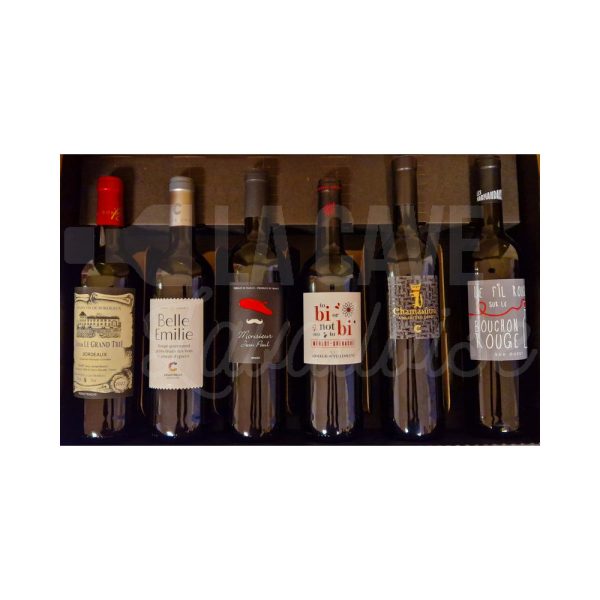 Coffret « Fil Rouge » – Vins Rouges – 6 Bouteilles - Vins Rouges Harmonieux pour Chaque Occasion
