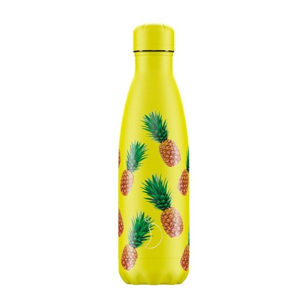 CHILLY’S bouteille isotherme Pineapple 500ml - Vins Rouges Harmonieux pour Chaque Occasion