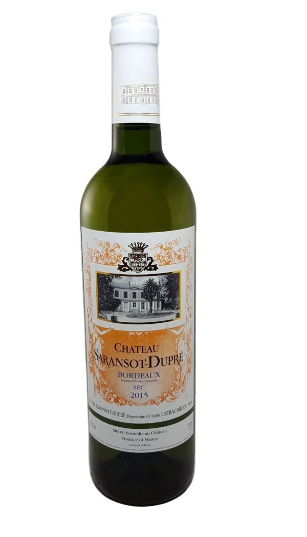 Château Saransot Dupré Blanc 2023 Cru Bourgeois Supérieur – Listrac – Médoc - Vins Rouges Harmonieux pour Chaque Occasion