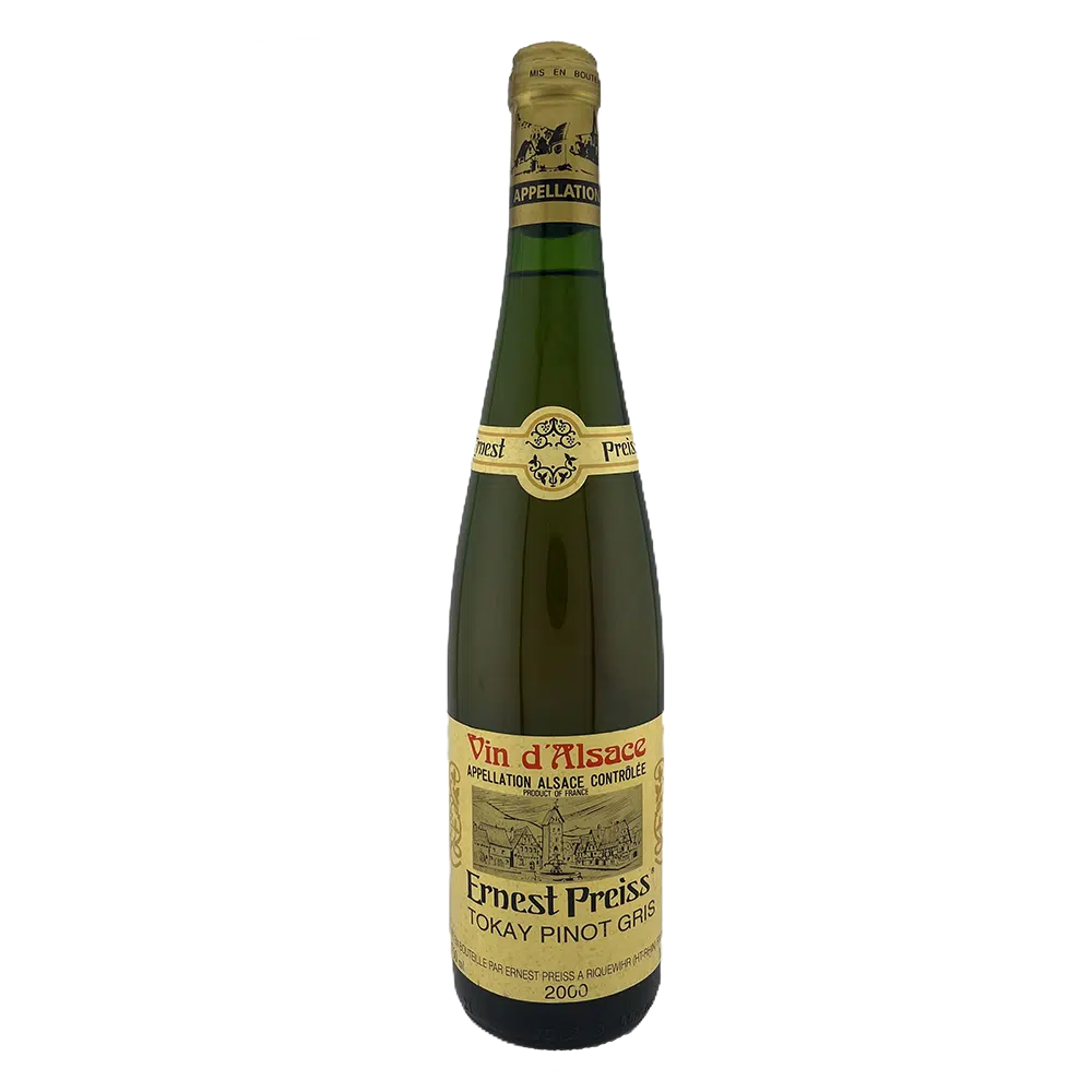 2000 Vin d’Alsace : TOKAY – PINOT GRIS – Ernest PREISS - Vins Rouges Harmonieux pour Chaque Occasion 2000 Vin d’Alsace : TOKAY – PINOT GRIS – Ernest PREISS - Vins Rouges Harmonieux pour Chaque Occasion