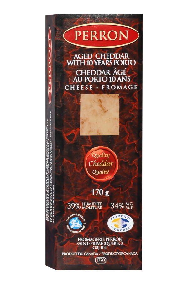 Cheddar agé 10 ans au porto Perron - Vins Rouges Harmonieux pour Chaque Occasion