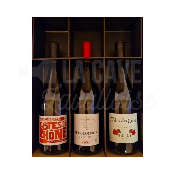 Coffret « Olé » – Vins Rouges – 3 Bouteilles - Vins Rouges Harmonieux pour Chaque Occasion