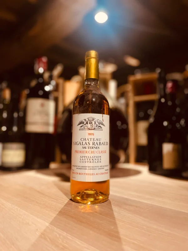 Chateau Sigalas Rabaud – 1er Cru Classé – 1975 – 75 cl - Vins Rouges Harmonieux pour Chaque Occasion