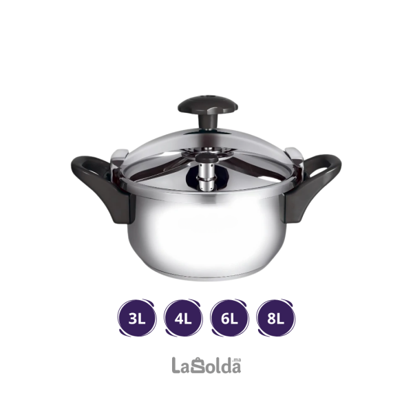 Cocotte Inox – Autocuiseur 3,4,6,8L Sécurisé et Durable - Vins Rouges Harmonieux pour Chaque Occasion