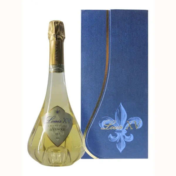 Champagne de Venoge – Cuvée Louis XV Millésime 2008 – 75 cl avec coffret - Vins Rouges Harmonieux pour Chaque Occasion
