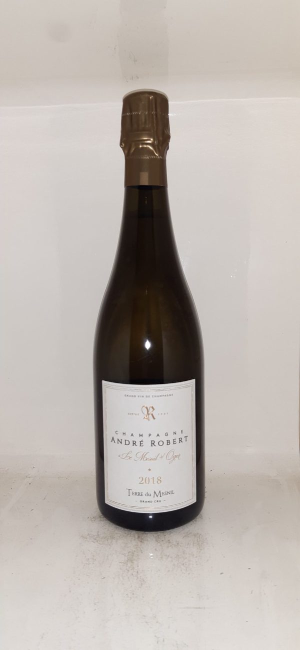 Champagne ANDRE ROBERT Terre du Mesnil 2018 Blanc de Blancs Extra Brut Grand Cru - Vins Rouges Harmonieux pour Chaque Occasion