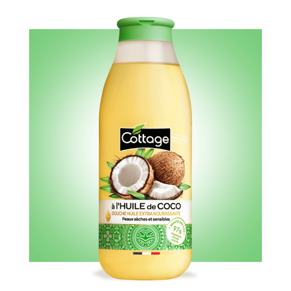 Coconut Oil Shower for Dry and Sensitive Skin - Vins Rouges Harmonieux pour Chaque Occasion