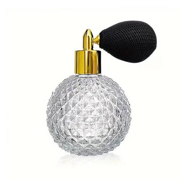 Clear glass spray perfume bottle - Vins Rouges Harmonieux pour Chaque Occasion